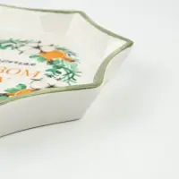 Блюдо новогоднее &laquo;Счастья в новом году&raquo;, 21&times;21&times;3 см, ручная работа