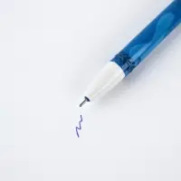 Ручка пластик пиши-стирай с колпачком &laquo;С 23 февраля&raquo;, синяя паста, гелевая, 0.5 мм