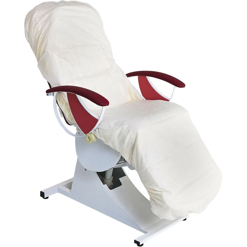 Чехол на кушетку на резинке спанбонд 200x90, белый (10шт/уп)