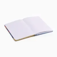 Ежедневник кожзам А5 "Стич на пляже", 80 л