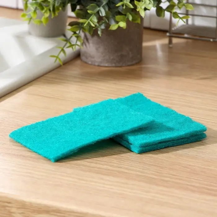 Набор губок - салфеток бытовых «Эффект», 3 шт, 13×9 см, МИКС