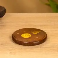 Подставка под благовония "Будда" 7 см, дерево шишам