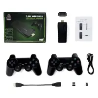 Игровая приставка Game-5, 8/16/32 бита, 4K, 64 ГБ, HDMI, microSD, 2 джойстика, чёрная