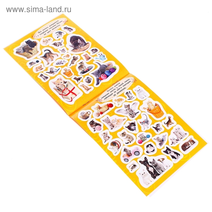 Альбом наклеек «Котята» Альбом наклеек «Котята»