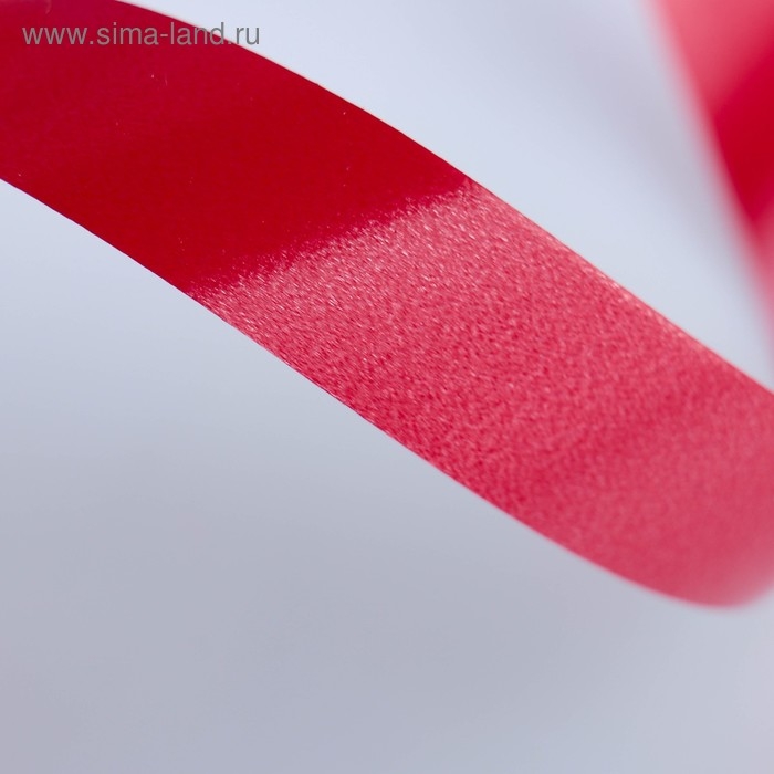 Лента для декора и подарков, красный, 2 см х 45 м Лента для декора и подарков, красный, 2 см х 45 м