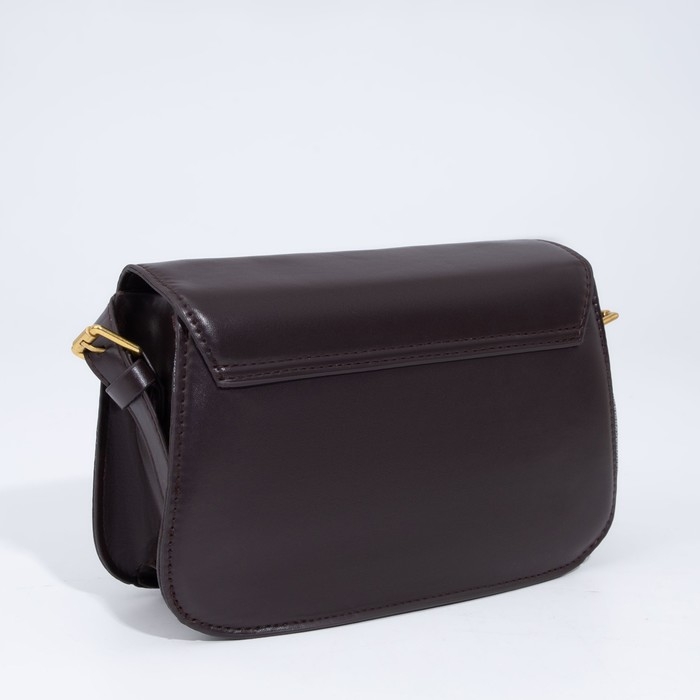 Сумка-мессенджер на клапане, цвет коричневый Сумка-мессенджер на клапане, цвет коричневый