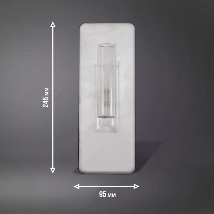 Гладилка ТУНДРА, пластиковая, прозрачная, 110 г, 245 х 95 мм Гладилка ТУНДРА, пластиковая, прозрачная, 110 г, 245 х 95 мм