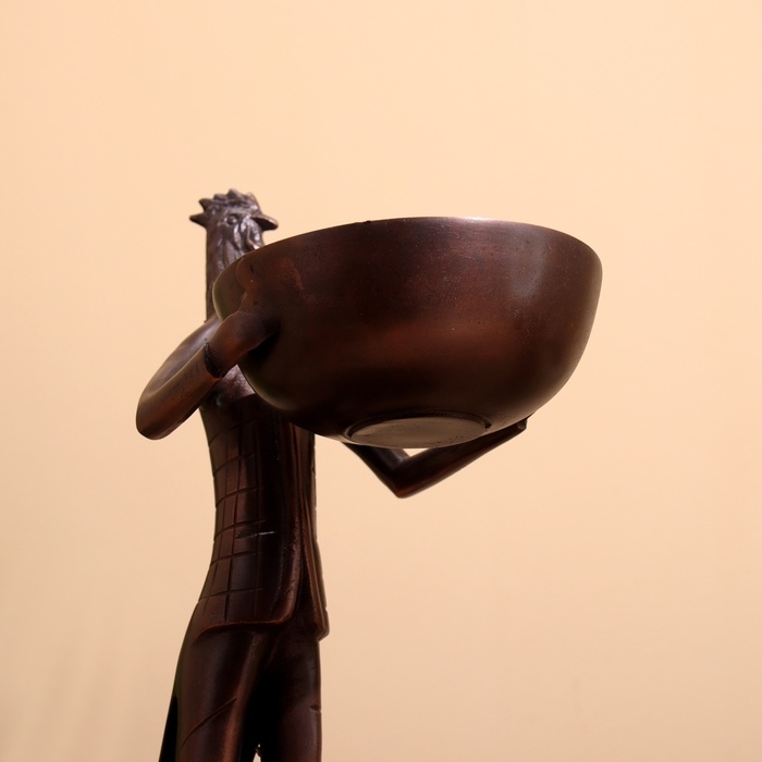 Чаша Чаша "Петушок угощает" алюминий 21х25х41 см