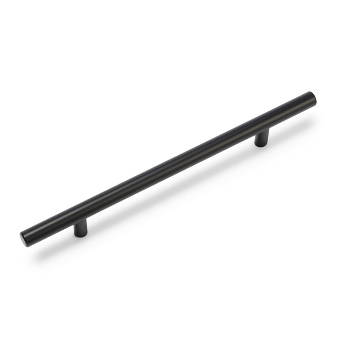 Ручка рейлинг ТУНДРА, облегчённая, d=12 мм, м/о 160/250 мм, внеш ножка, цвет черный Ручка рейлинг ТУНДРА, облегчённая, d=12 мм, м/о 160/250 мм, внеш ножка, цвет черный