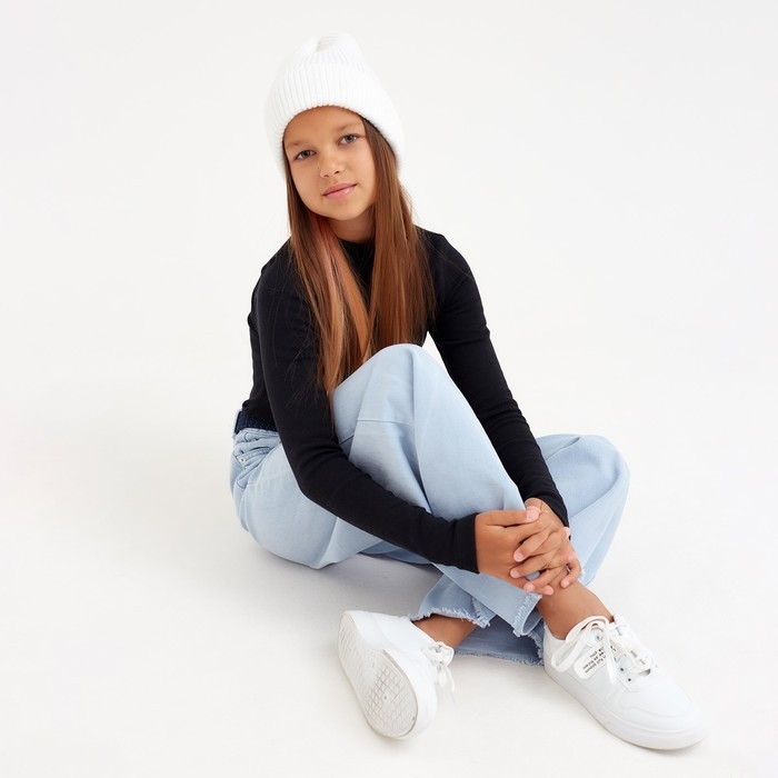 Шапка детская MINAKU, р-р 52-54 цв. белый Шапка детская MINAKU, р-р 52-54 цв. белый