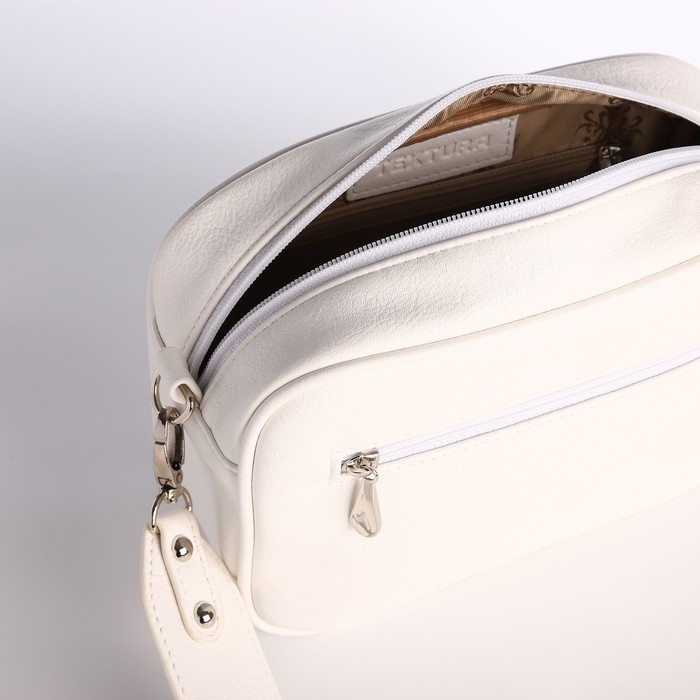 Сумка женская TEXTURA, маленький размер, цвет белый Сумка женская TEXTURA, маленький размер, цвет белый