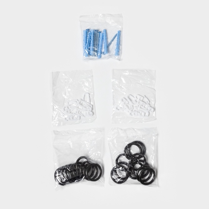 Карниз однорядный кованый, 160-300 см, телескопический, металл, черный Карниз однорядный кованый, 160-300 см, телескопический, металл, черный