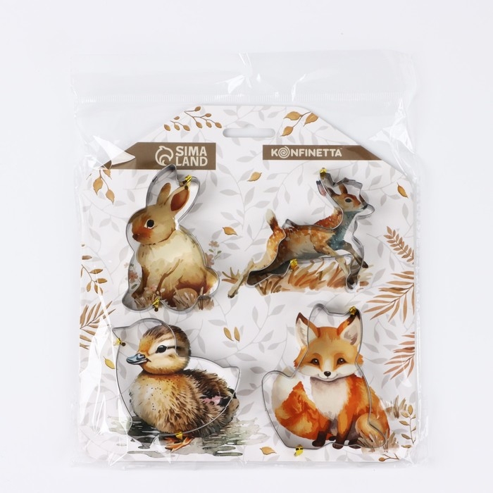 Набор форм для печенья «Милашки», 4 шт Набор форм для печенья «Милашки», 4 шт