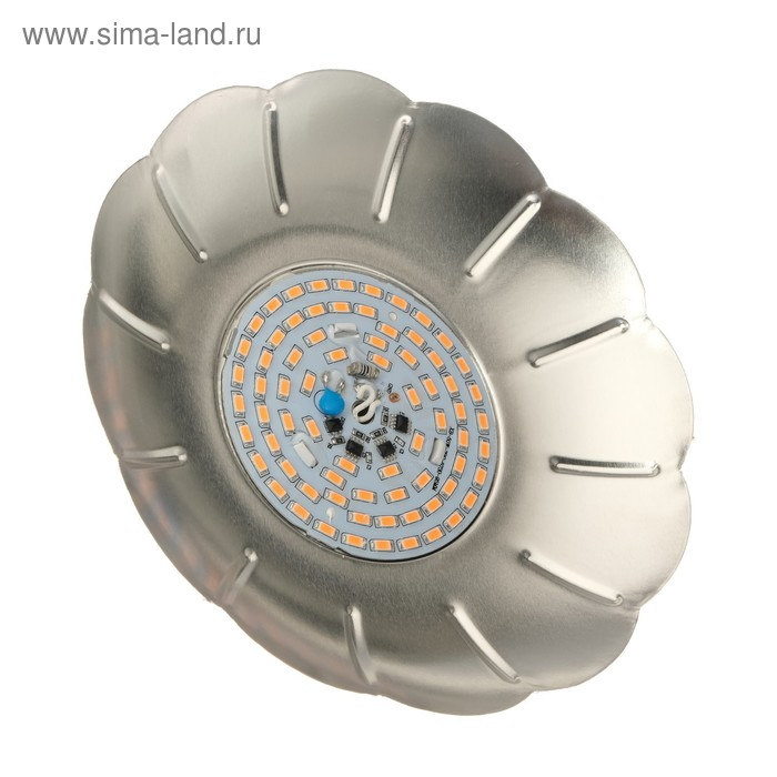 Лампа фитосветильник "Ромашка", Е27, 25 Вт, 160 градусов, 220 В, мультиспектральный