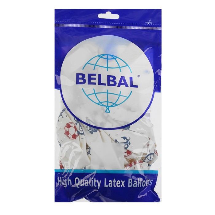 Шар латексный 14" &laquo;Морская тема&raquo;, пастель, набор 25 шт., виды МИКС