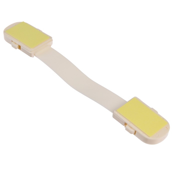 Блокиратор для дверей и ящиков, универсальный, гибкий, 20,5 см, цвет белый, Крошка Я Блокиратор для дверей и ящиков, универсальный, гибкий, 20,5 см, цвет белый, Крошка Я