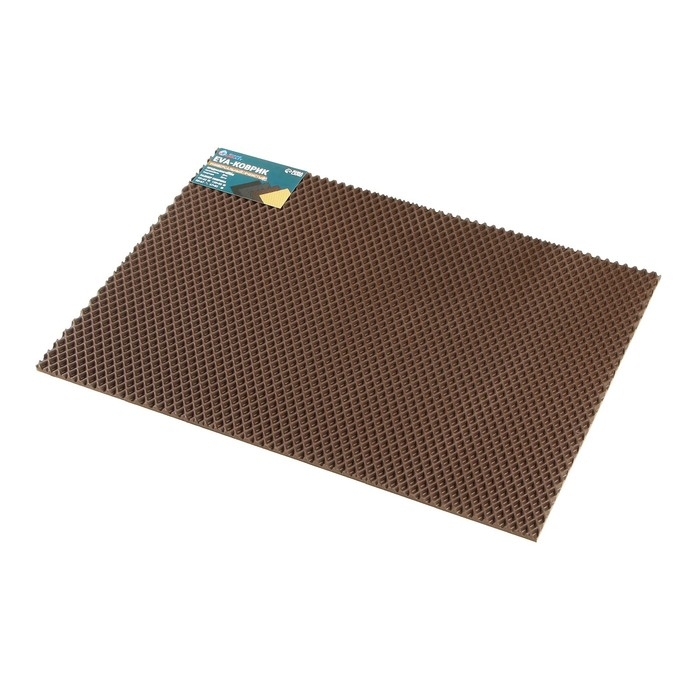 Коврик eva универсальный Grand Caratt, Ромб 50 х 67 см, коричневый Коврик eva универсальный Grand Caratt, Ромб 50 х 67 см, коричневый