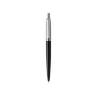 Ручка шариковая Parker Jotter Core Bond Street Black CT M, корпус из нержавеющей стали, чёрный глянцевый/ хром, синие чернила (1953184)