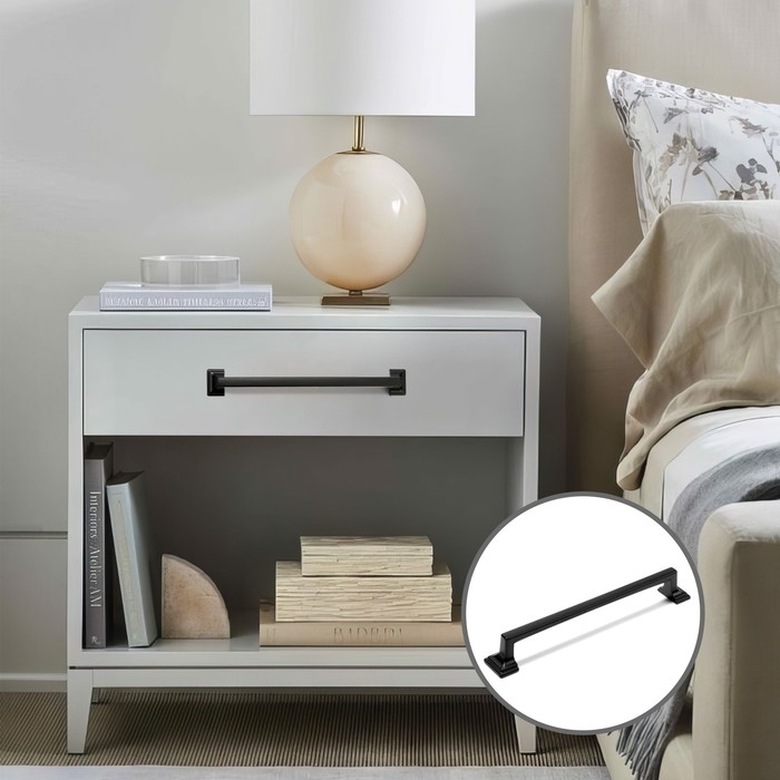 Ручка-скоба CAPPIO RSC038, цинк, м/о 160 мм, цвет черный Ручка-скоба CAPPIO RSC038, цинк, м/о 160 мм, цвет черный