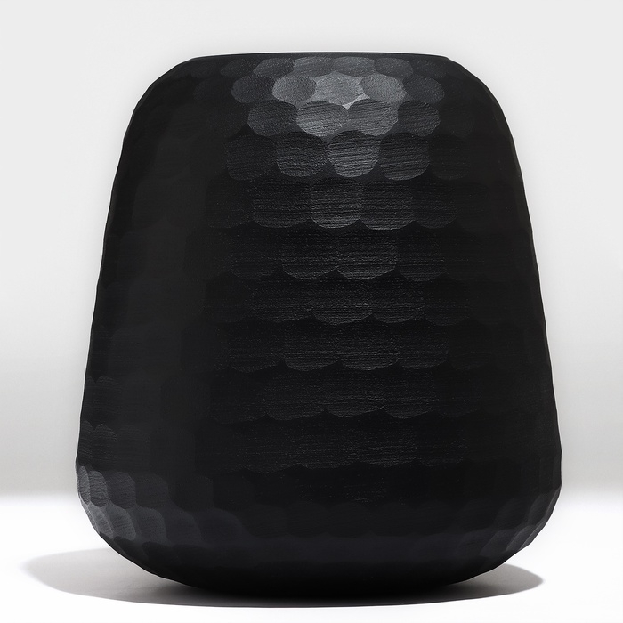 Ваза для цветов «Сара» из черного стекла 22 х 20 х 20 см Ваза для цветов «Сара» из черного стекла 22 х 20 х 20 см