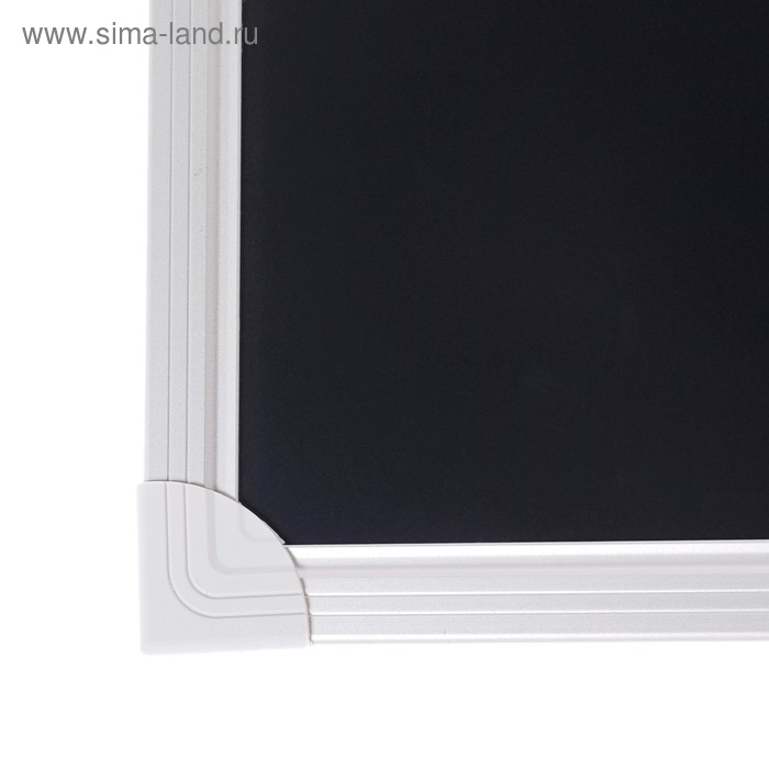 Доска магнитно-меловая, 60х90 см, ЧЁРНАЯ, Calligrata СТАНДАРТ, в алюминиевой рамке, с полочкой Доска магнитно-меловая, 60х90 см, ЧЁРНАЯ, Calligrata СТАНДАРТ, в алюминиевой рамке, с полочкой