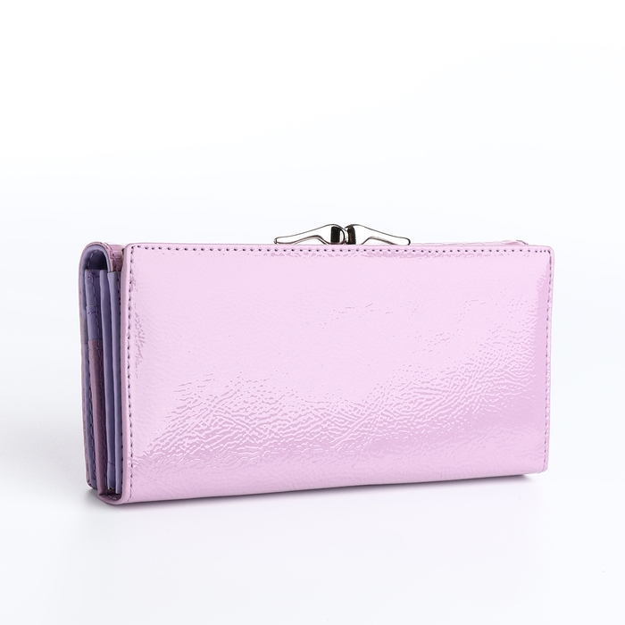 Кошелёк женский на магните, цвет фиолетовый Кошелёк женский на магните, цвет фиолетовый