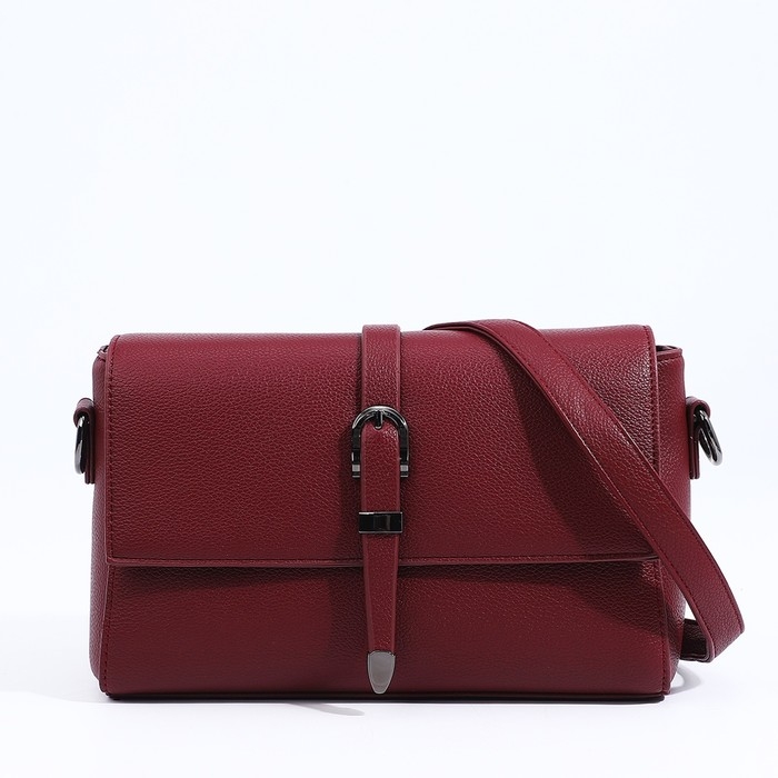Сумка-мессенджер на магните, цвет бордовый Сумка-мессенджер на магните, цвет бордовый