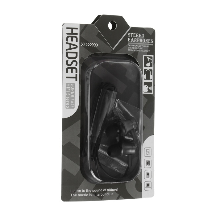 Наушники CB-53, проводные, вакуумные, микрофон, 1 м, Type-C, чёрные Наушники CB-53, проводные, вакуумные, микрофон, 1 м, Type-C, чёрные