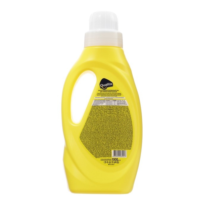 Жидкое средство для стирки Qualita, гель, универсальное, 1 л Жидкое средство для стирки Qualita, гель, универсальное, 1 л