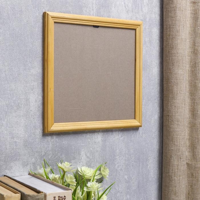 Фоторамка дерево 20х20 см сосна (пластиковый экран) Фоторамка дерево 20х20 см сосна (пластиковый экран)