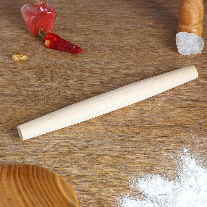 Скалка бочонок, берёза, 35×3,5 см Скалка бочонок, берёза, 35×3,5 см