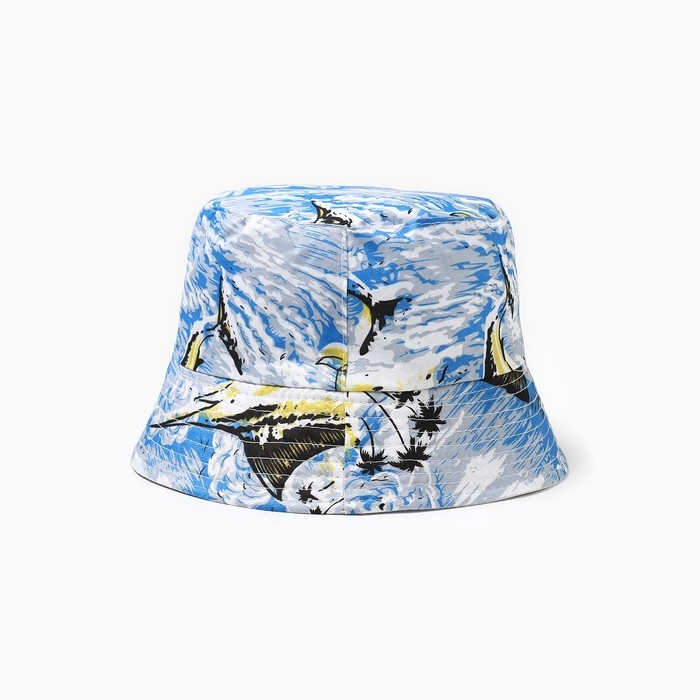 Панама мужская, цвет синий, размер 56-58 Панама мужская, цвет синий, размер 56-58