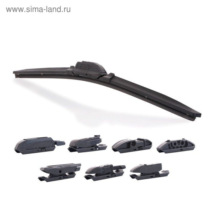 Щетка стеклоочистителя Goodyear PREMIUM, 27 Щетка стеклоочистителя Goodyear PREMIUM, 27"/ 700 мм, бескаркасная, 8 переходников