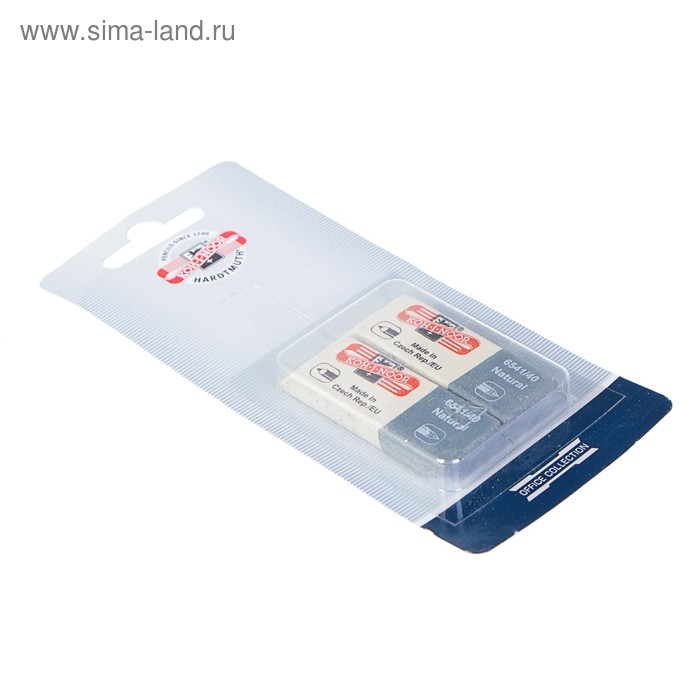 Набор ластиков 2 штуки Koh-I-Noor Sanpearl 6541/40, комбинированный, каучук, блистер Набор ластиков 2 штуки Koh-I-Noor Sanpearl 6541/40, комбинированный, каучук, блистер