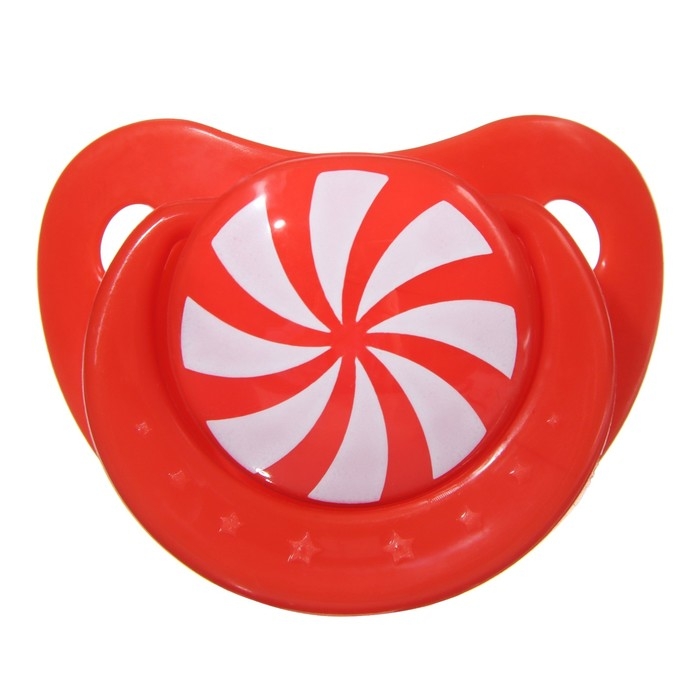 Соска - пустышка силиконовая новогодняя «Карамелька», ортодонтическая, от 6 мес., в контейнере, Крошка Я Соска - пустышка силиконовая новогодняя «Карамелька», ортодонтическая, от 6 мес., в контейнере, Крошка Я