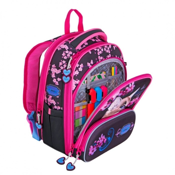 Рюкзак каркасный 36 х 28 х 11 см, Across 198, наполнение: мешок, фиолетовый ACR22-198-5 Рюкзак каркасный 36 х 28 х 11 см, Across 198, наполнение: мешок, фиолетовый ACR22-198-5