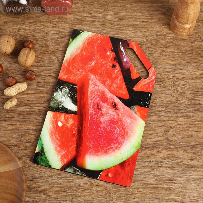 Доска разделочная  Доска разделочная "Сочный арбуз" 27х18 см
