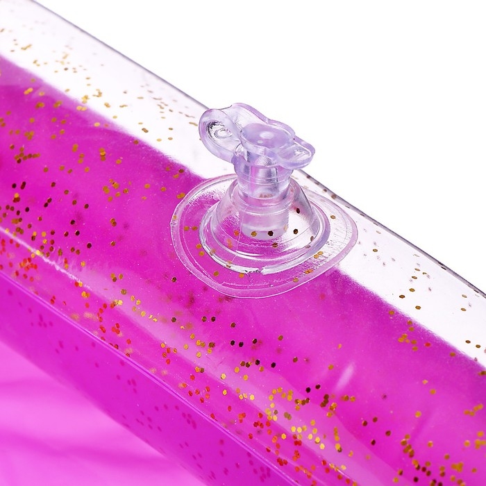 Надувная песочница для детской площадки, с блёстками, 60х45 см, цвет сиреневый Надувная песочница для детской площадки, с блёстками, 60х45 см, цвет сиреневый