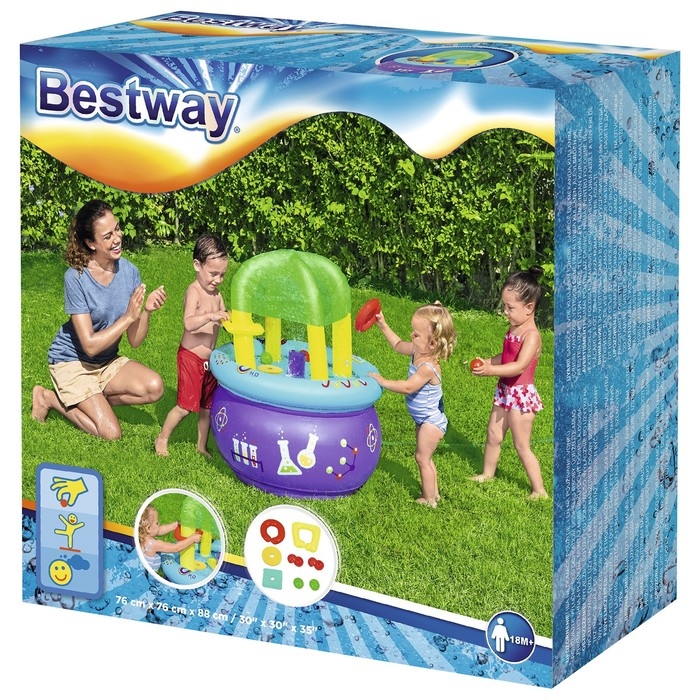 Стол надувной «Лаборатория веселья», 76 х 76 х 86 см, от 1.5 лет, 52573 Стол надувной «Лаборатория веселья», 76 х 76 х 86 см, от 1.5 лет, 52573