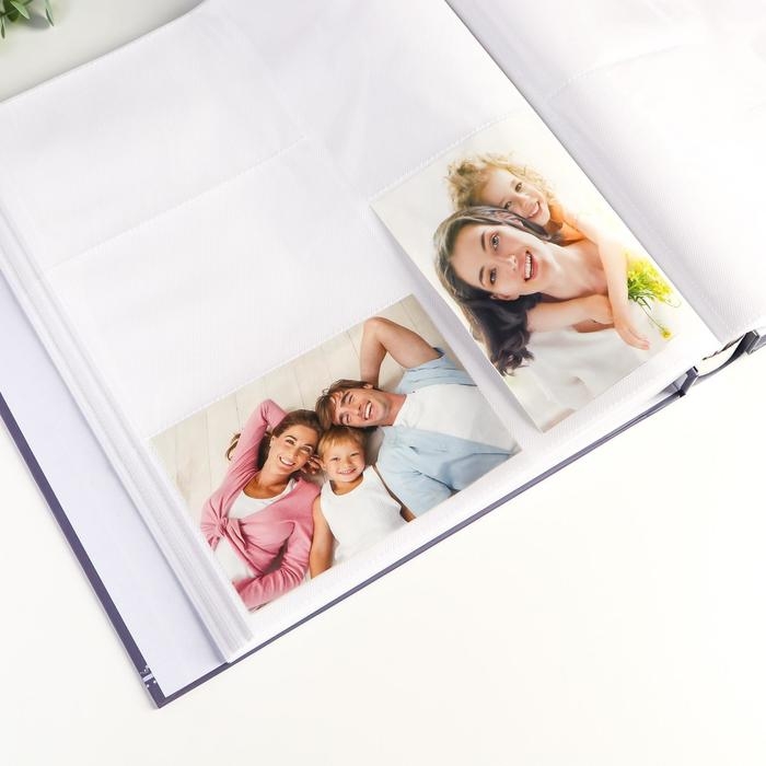 Фотоальбом на 500 фото 10х15 см Фотоальбом на 500 фото 10х15 см "Нежность цветов" в коробке МИКС 33,5х30,5х6 см