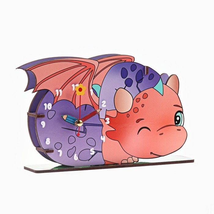 Часы настольные детские  Часы настольные детские "Дракоша"