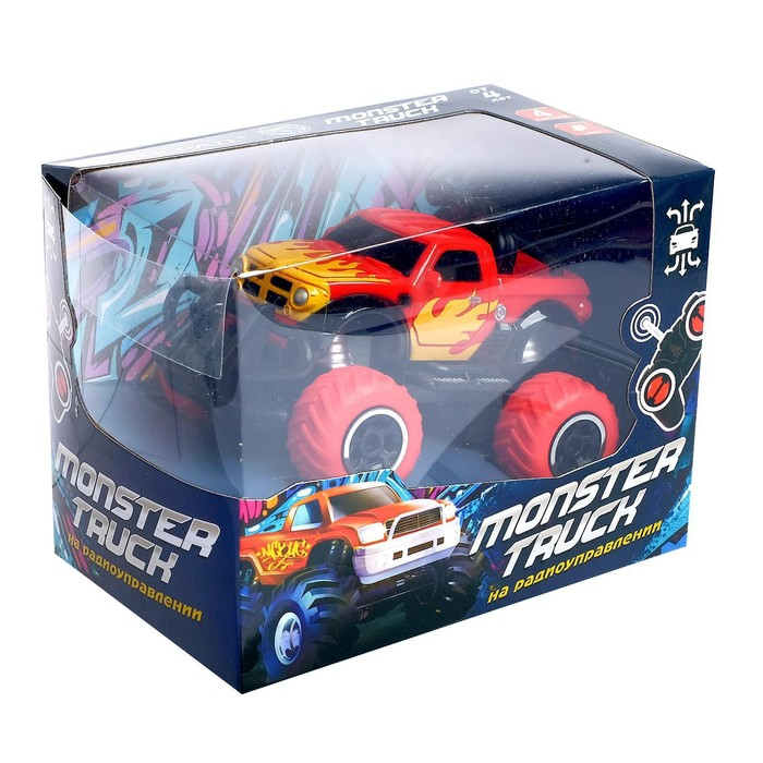 Джип радиоуправляемый «Граффити», работает от батареек, цвет синий Джип радиоуправляемый «Граффити», работает от батареек, цвет синий