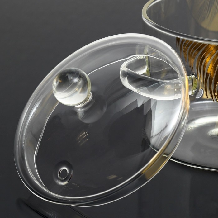 Кастрюля из жаропрочного стекла «Тропики», 1300 мл Кастрюля из жаропрочного стекла «Тропики», 1300 мл