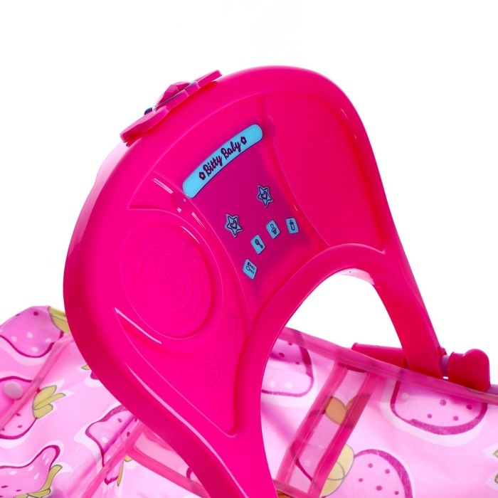 Коляска для кукол, металлический каркас, трехколесная, летняя Коляска для кукол, металлический каркас, трехколесная, летняя