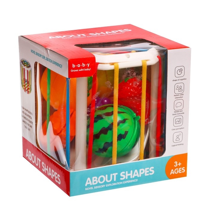 Развивающий сортер «Фрукты и Овощи», МИКС Развивающий сортер «Фрукты и Овощи», МИКС