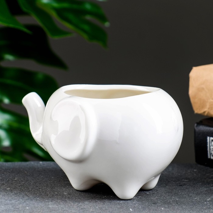 Горшок  Горшок "Слоник Уайти" 13х9х7,5см