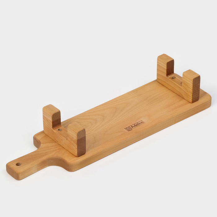 Доска сервировочная с ручкой Adelica, на ножках, 38×10×6 см, берёза Доска сервировочная с ручкой Adelica, на ножках, 38×10×6 см, берёза