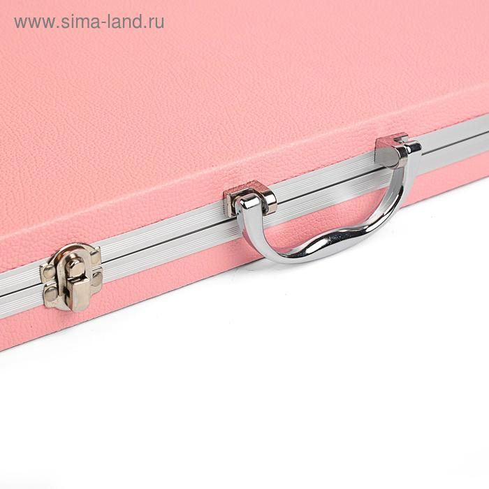 Набор для рисования, в чемоданчике ПВХ, розовый