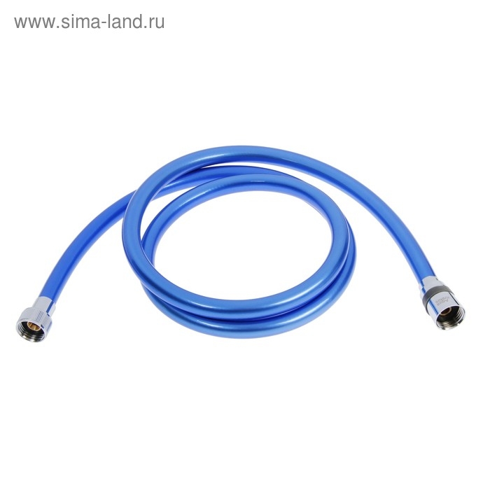 Душевой шланг AquaKratos, 150 см, нейлоновый, синий Душевой шланг AquaKratos, 150 см, нейлоновый, синий