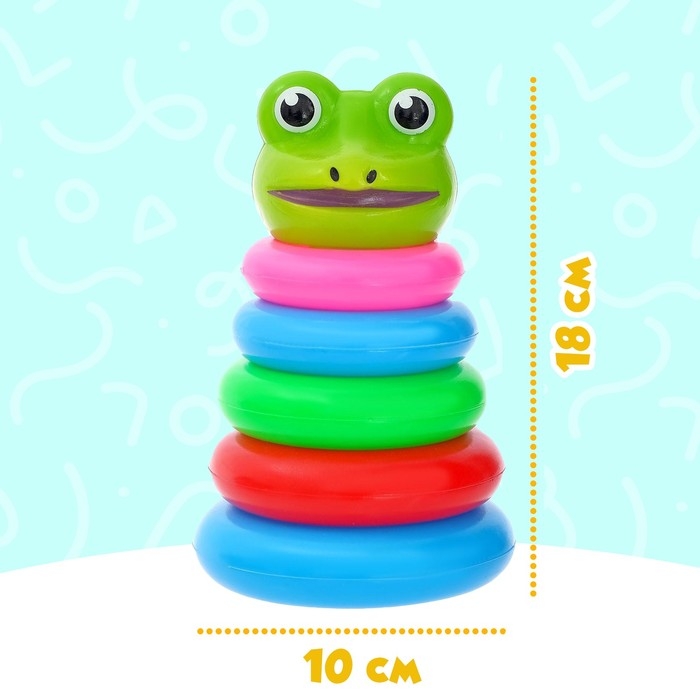 Пирамида «Лягушка», 5 колец Пирамида «Лягушка», 5 колец